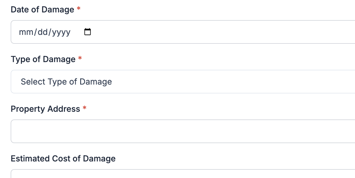 Guided loan intake portal for borrower uploads